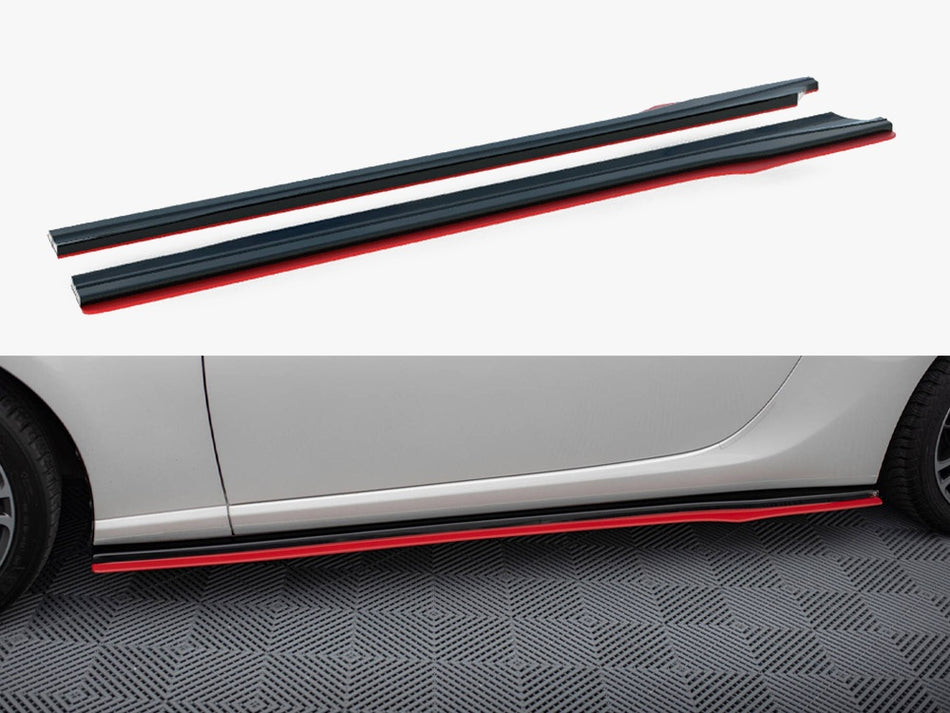 Maxton Side Skirts Diffusers V.2 Subaru BRZ Mk1 / Mk1 Facelift / Toyota GT86 Facelift