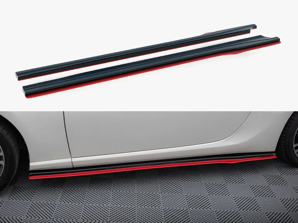 Maxton Side Skirts Diffusers V.2 Subaru BRZ Mk1 / Mk1 Facelift / Toyota GT86 Facelift