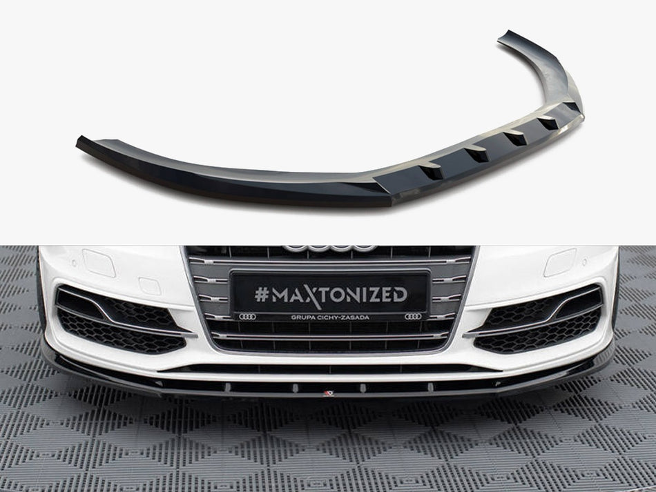 Maxton Front Splitter V.1 Audi S3 / A3 S-Line Sportback / Hatchback 8V