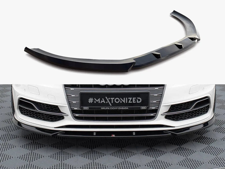 Maxton Front Splitter V.2 Audi S3 / A3 S-Line Sportback / Hatchback 8V