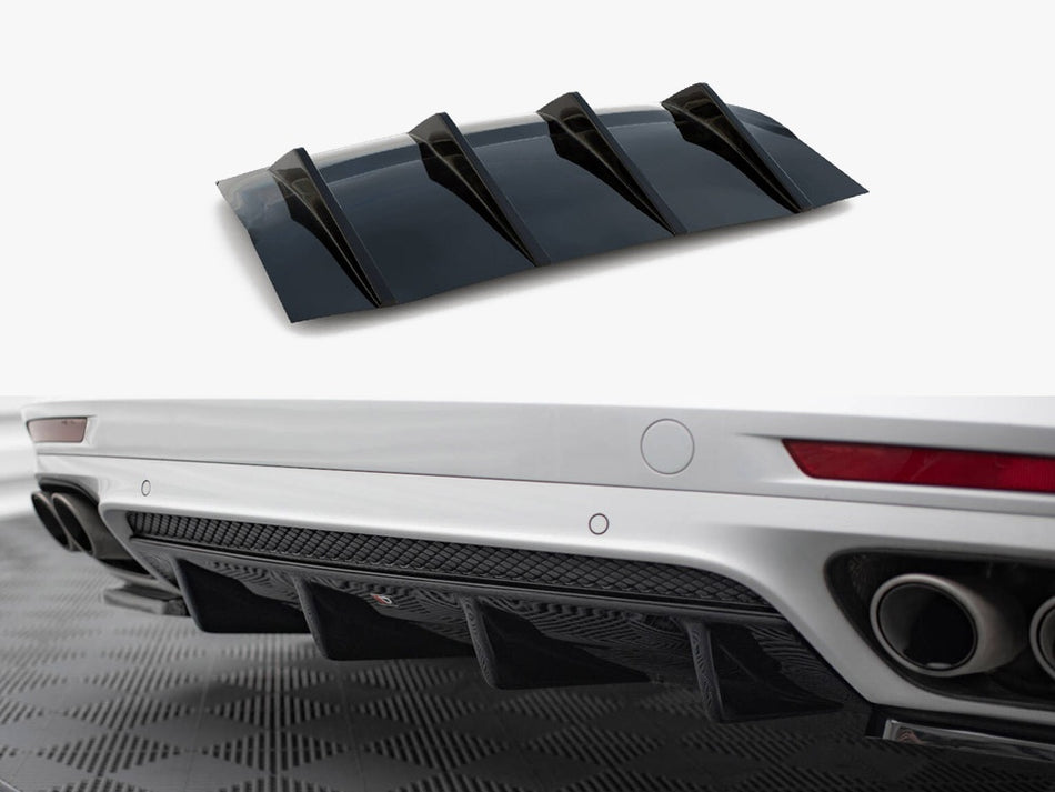 Maxton Rear Valance Porsche Panamera GTS 971 - Textured