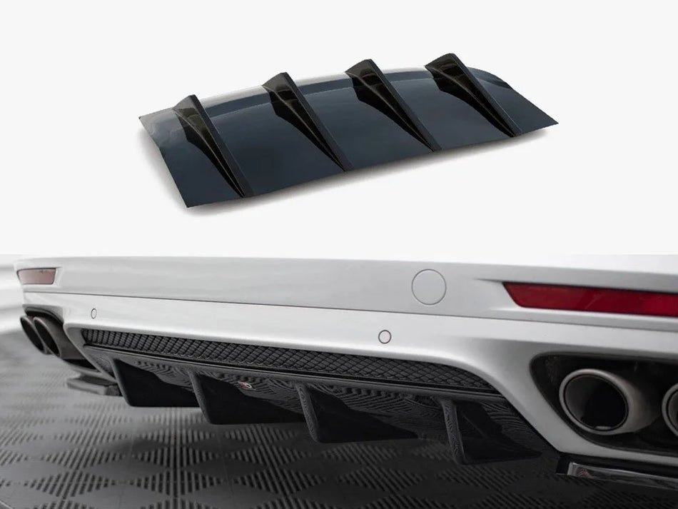Maxton Rear Valance Porsche Panamera GTS 971 - Textured