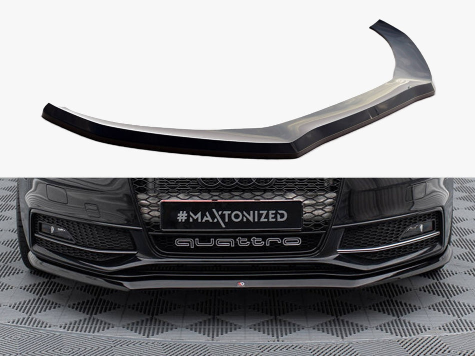 Maxton Front Splitter V.1 Audi S4 / A4 S-Line B8 FL