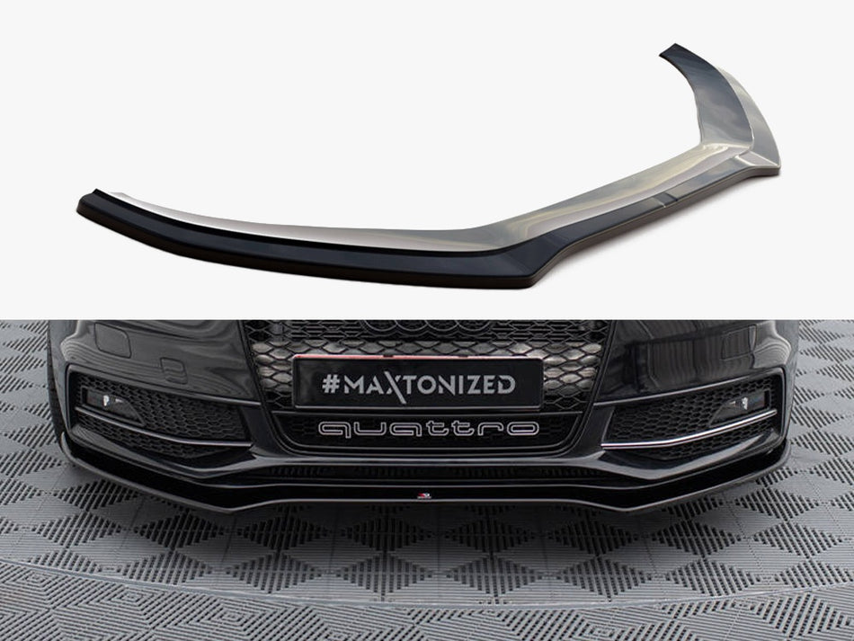 Maxton Front Splitter V.2 Audi S4 / A4 S-Line B8 FL