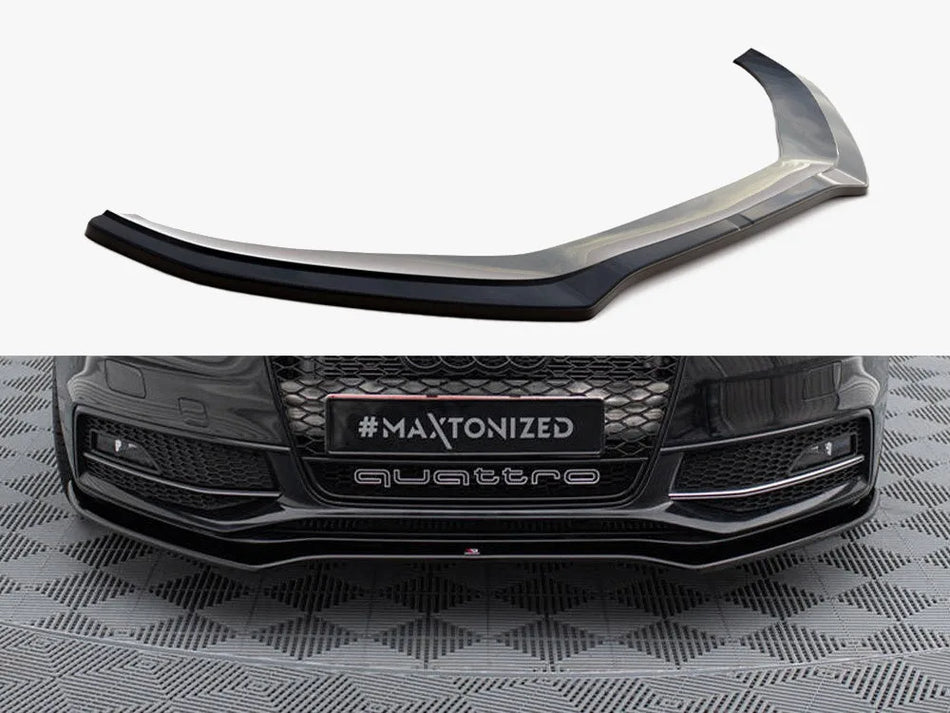 Maxton Front Splitter V.2 Audi S4 / A4 S-Line B8 FL