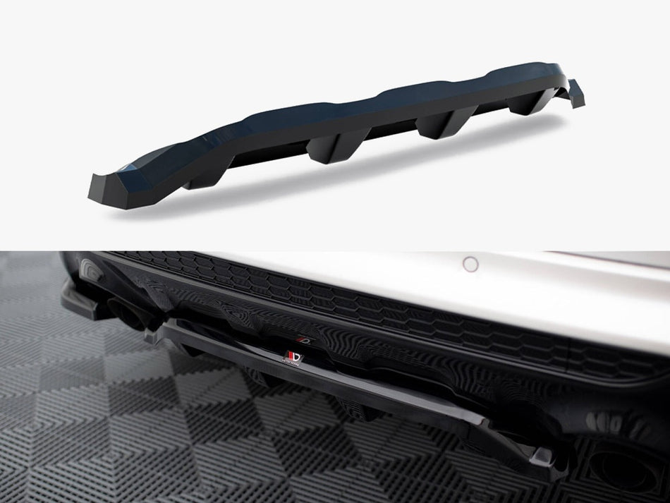 Maxton Central Rear Splitter (Vertical Bars) Ford Kuga ST-Line Mk2