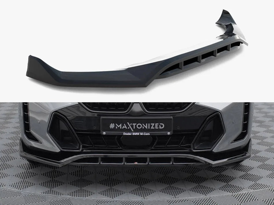 Maxton Front Splitter V.2 BMW X6 M-Pack G06 Facelift