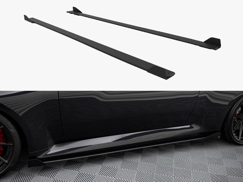 Maxton Street PRO Side Skirts Diffusers V.1 + Flaps BMW M2 G87