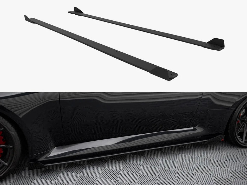 Maxton Street PRO Side Skirts Diffusers V.1 + Flaps BMW M2 G87