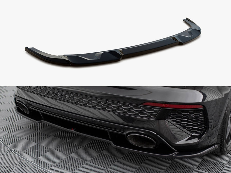 Maxton Central Rear Splitter Audi RS3 Sportback 8Y