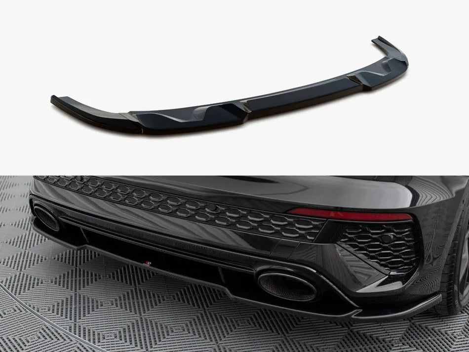 Maxton Central Rear Splitter Audi RS3 Sportback 8Y