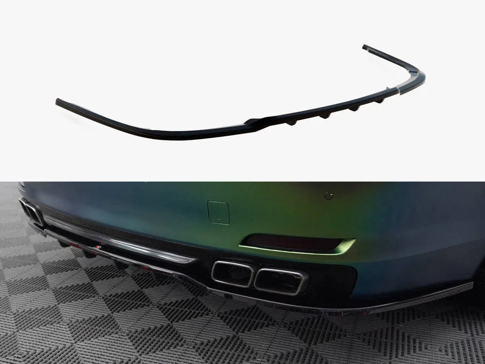 Maxton Central Rear Splitter (Vertical Bars) BMW 7 F01