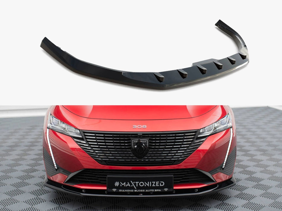 Maxton Front Splitter V.1 Peugeot 308 Mk3