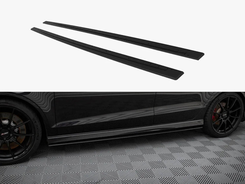 Maxton Street PRO Side Skirts Diffusers Audi RS3 Sedan 8V Facelift