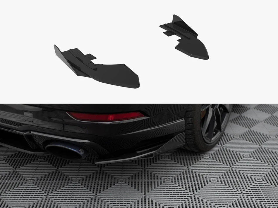 Maxton Street Pro Rear Side Splitters + Flaps Audi RS3 Sedan 8V Facelift