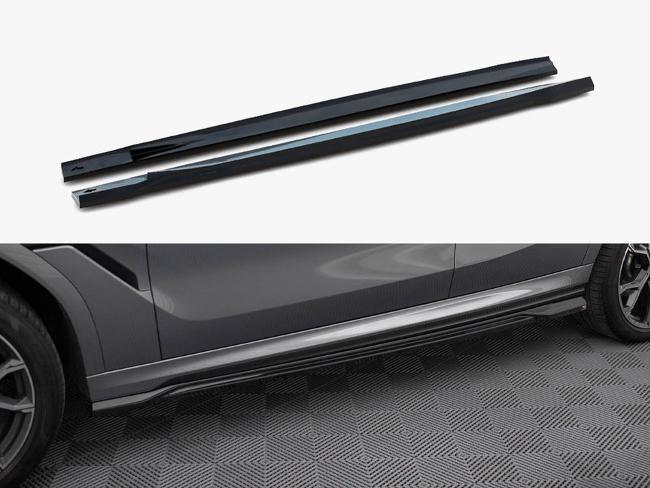 Maxton Side Skirts Diffusers V.1 BMW X6 M-Pack G06 Facelift