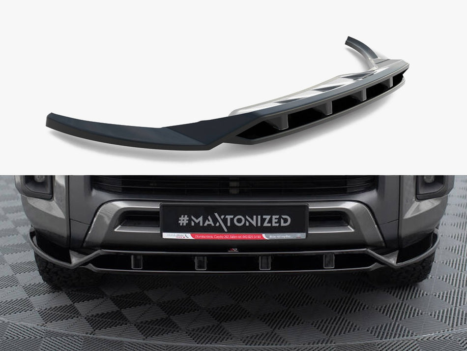 Maxton Front Splitter Toyota Hilux Invincible Mk8 Facelift