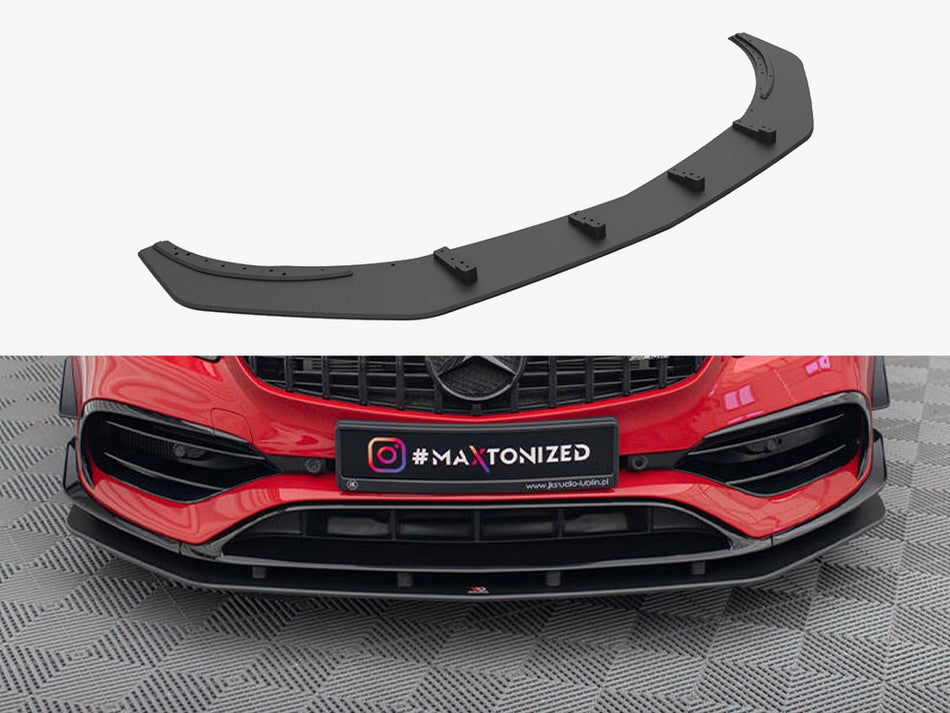 Maxton Street PRO Front Splitter Mercedes-Benz A 45 AMG Aero W176 Facelift