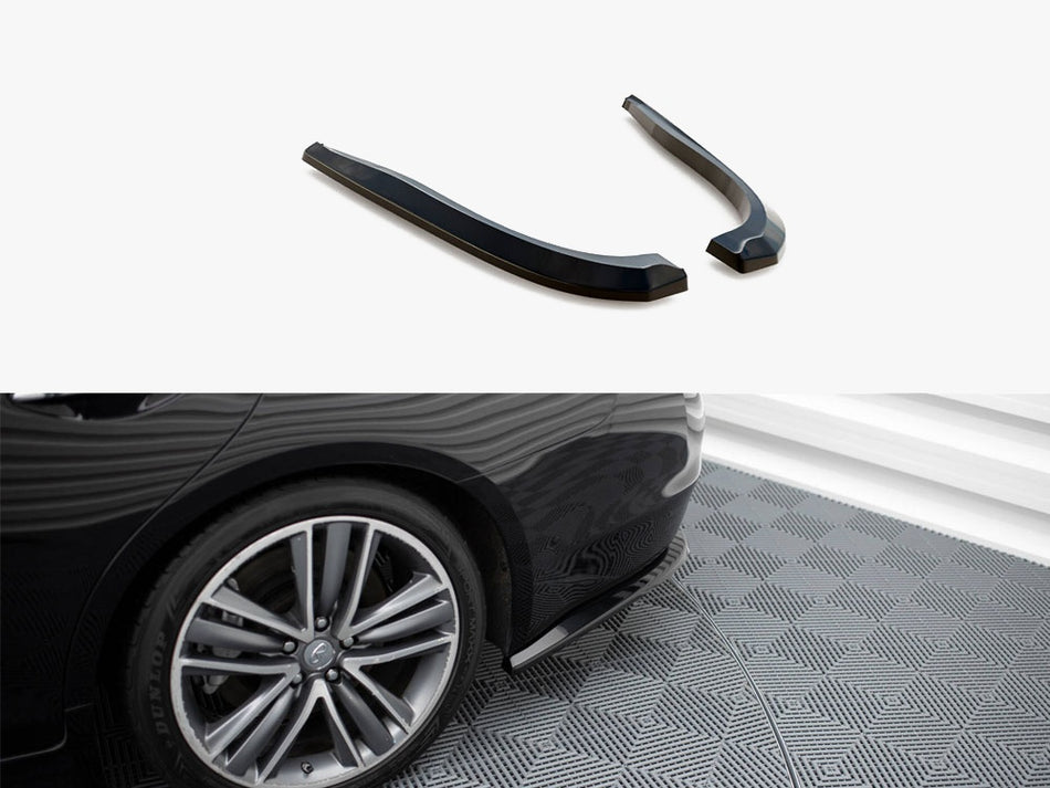 Maxton Rear Side Splitters V.2 Infiniti Q50 S Mk1