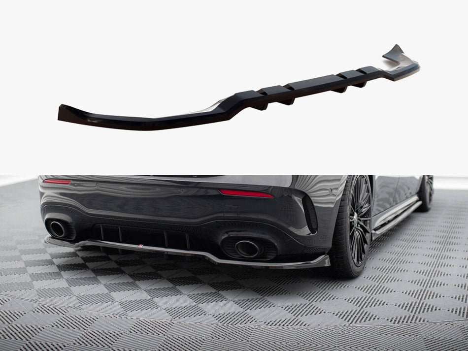 Maxton Rear Splitter (Vertical Bars) Mercedes-AMG A35 Hatchback W177