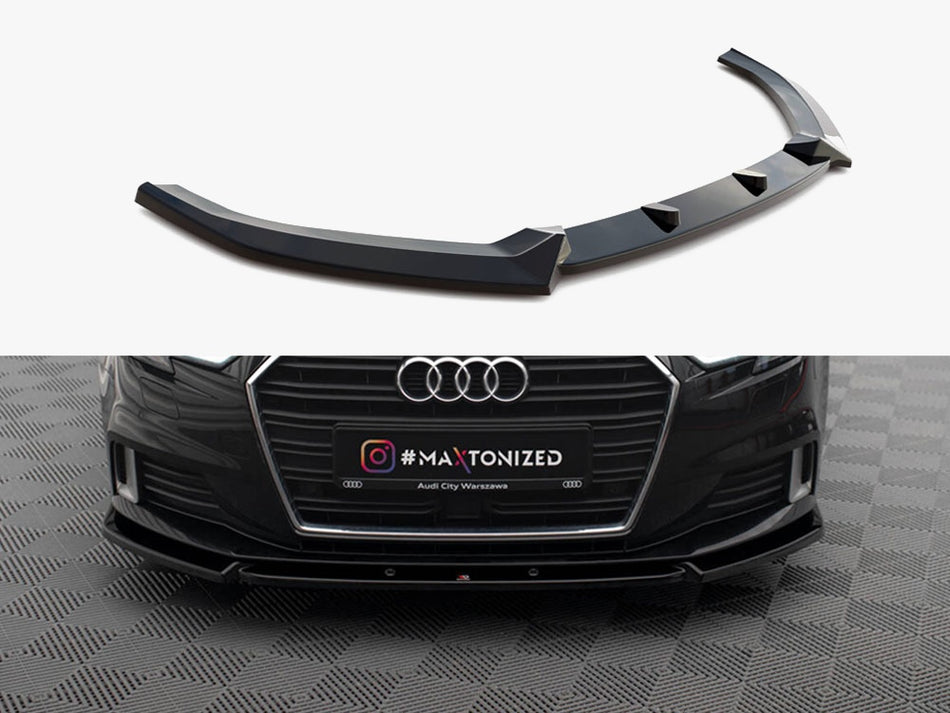 Maxton Front Splitter V.1 Audi A3 Sportback 8V Facelift