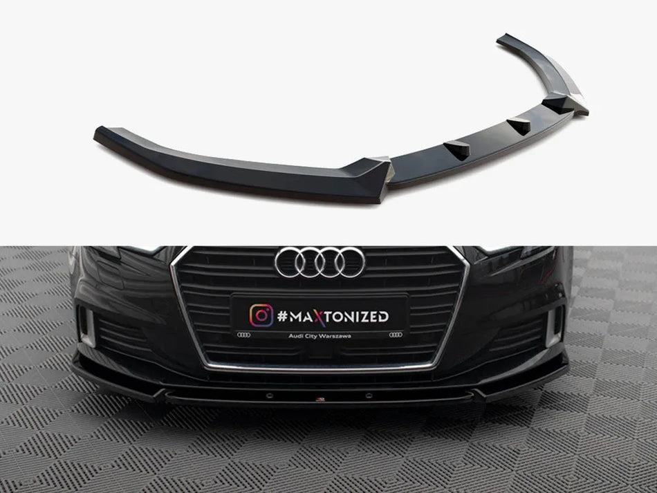 Maxton Front Splitter V.1 Audi A3 Sportback 8V Facelift