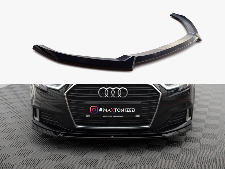 Maxton Front Splitter V.2 Audi A3 Sportback 8V Facelift