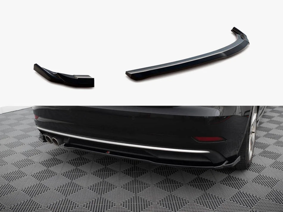 Maxton Rear Side Splitters Audi A3 Sportback 8V Facelift