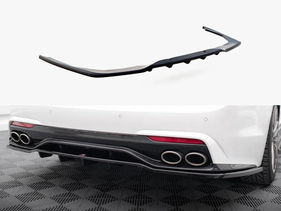 Maxton Central Rear Splitter (Vertical Bars) Kia Stinger Mk1