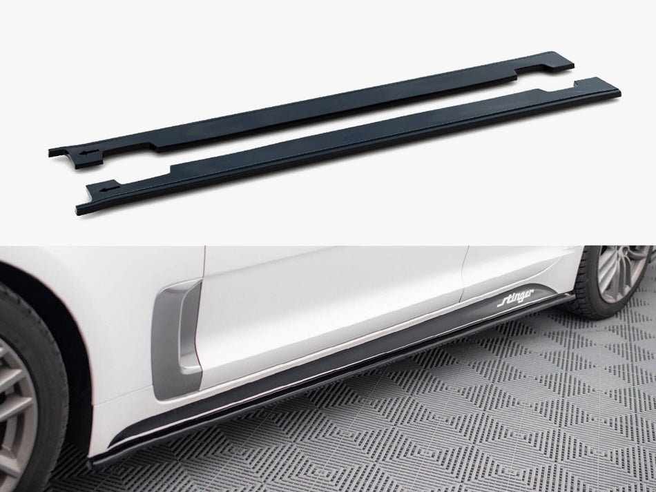 Maxton Side Skirts Diffusers Kia Stinger GT / GT-Line / Standard Mk1
