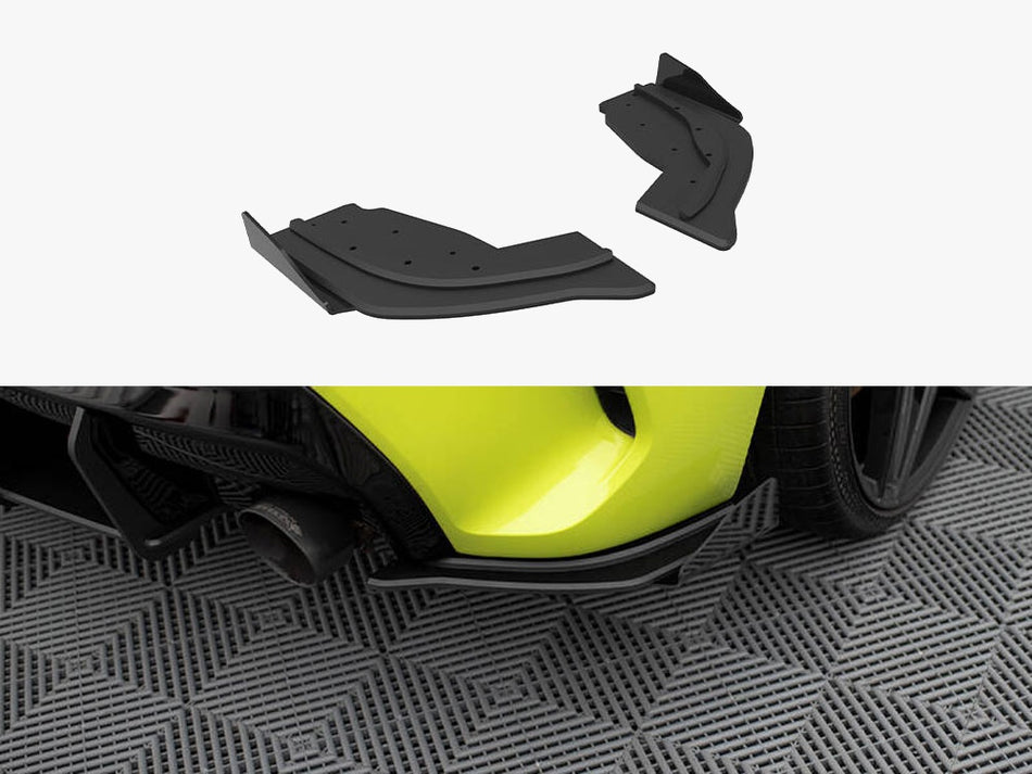 Maxton Street Pro Rear Side Splitters V.1 + Flaps V.1 BMW 1 F40 M-Pack / M135i