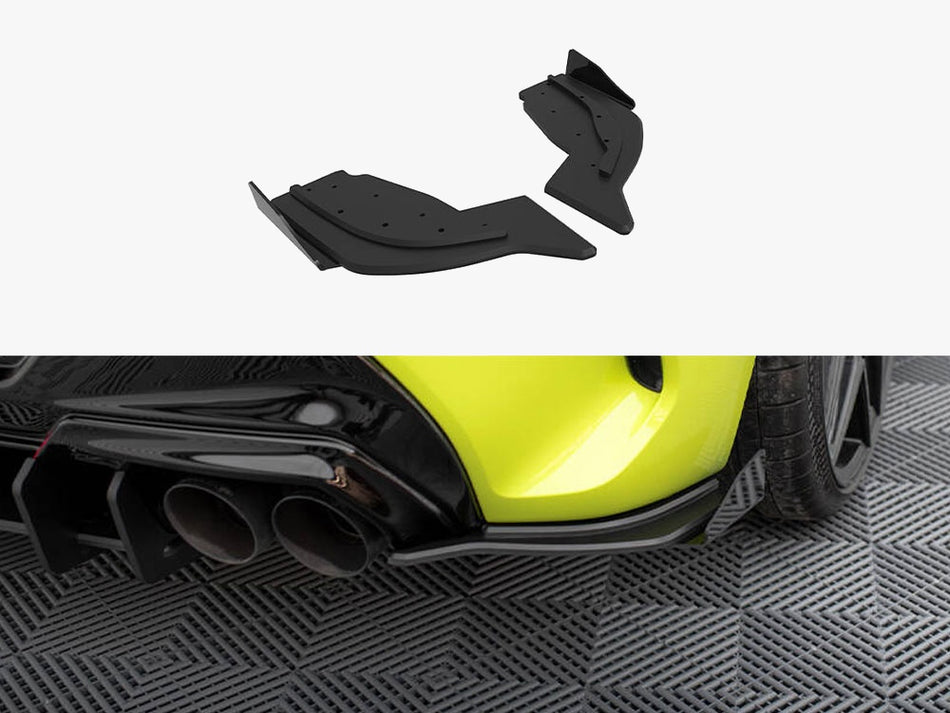 Maxton Street Pro Rear Side Splitters V.2 + Flaps V.2 BMW 1 F40 M-Pack / M135i