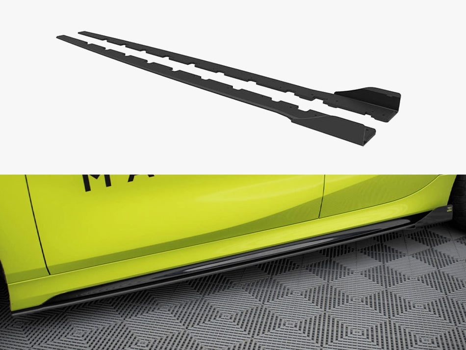 Maxton Street PRO Side Skirts Diffusers + Flaps BMW 1 F40 M-Pack / M135i