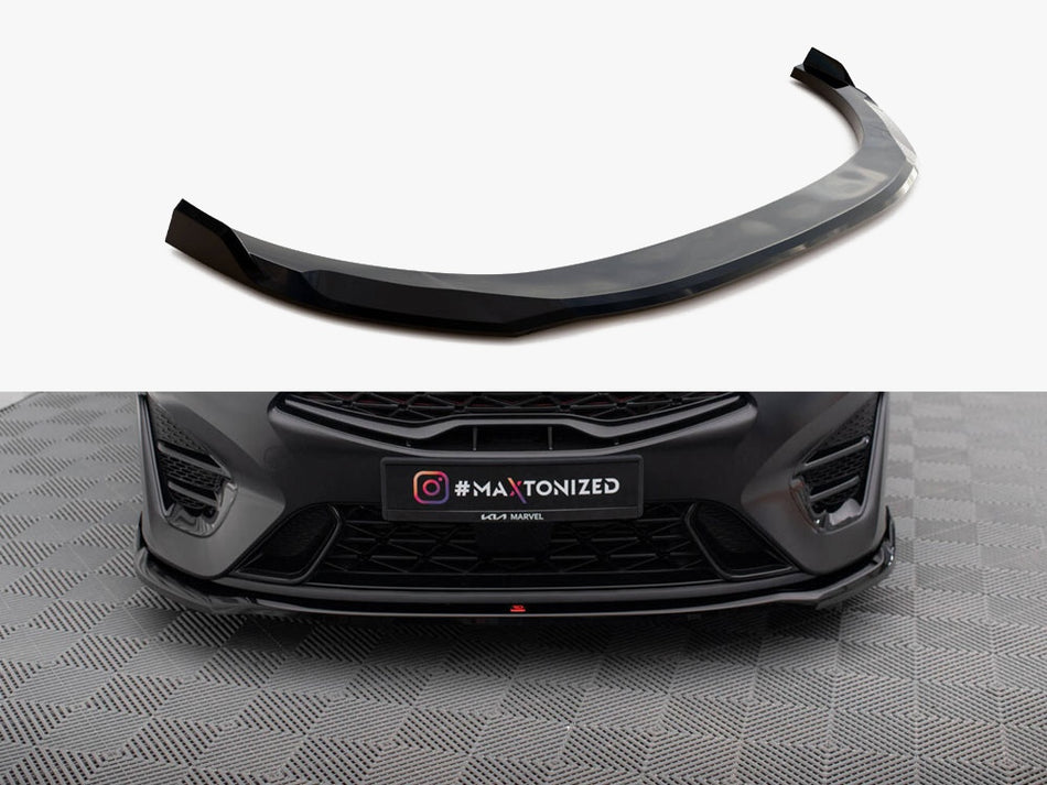 Maxton Front Splitter V.1 Kia Proceed GT Mk3 Facelift / Ceed GT / GT - Line Mk1 Facelift