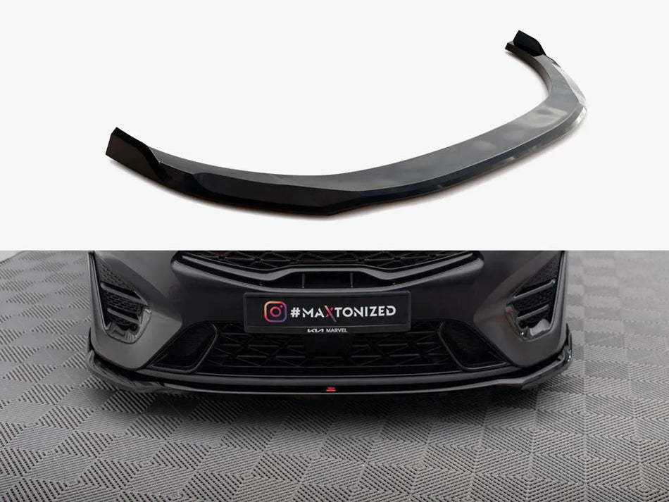Maxton Front Splitter V.1 Kia Proceed GT Mk3 Facelift / Ceed GT / GT - Line Mk1 Facelift