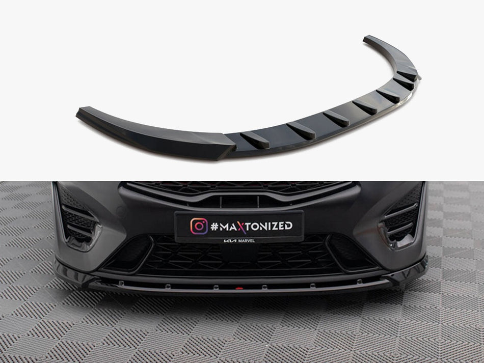 Maxton Front Splitter V.2 Kia Proceed GT Mk3 Facelift / Ceed GT / GT - Line Mk1 Facelift