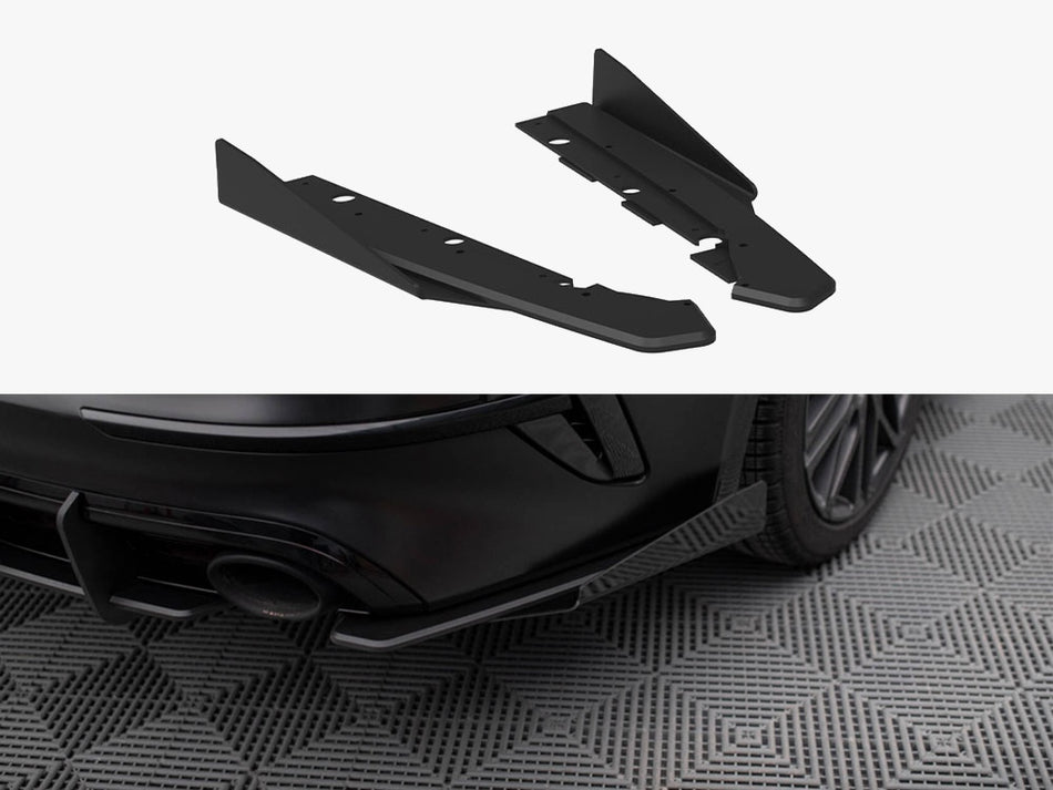 Maxton Street Pro Rear Side Splitters + Flaps KIA ProCeed GT Mk1 Facelift