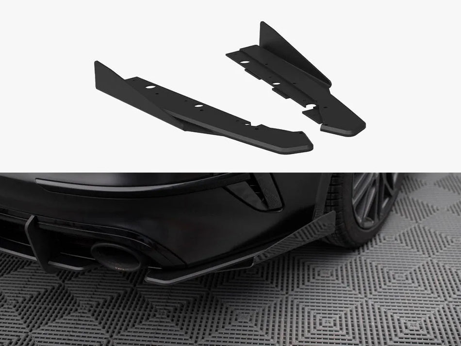 Maxton Street Pro Rear Side Splitters + Flaps KIA ProCeed GT Mk1 Facelift