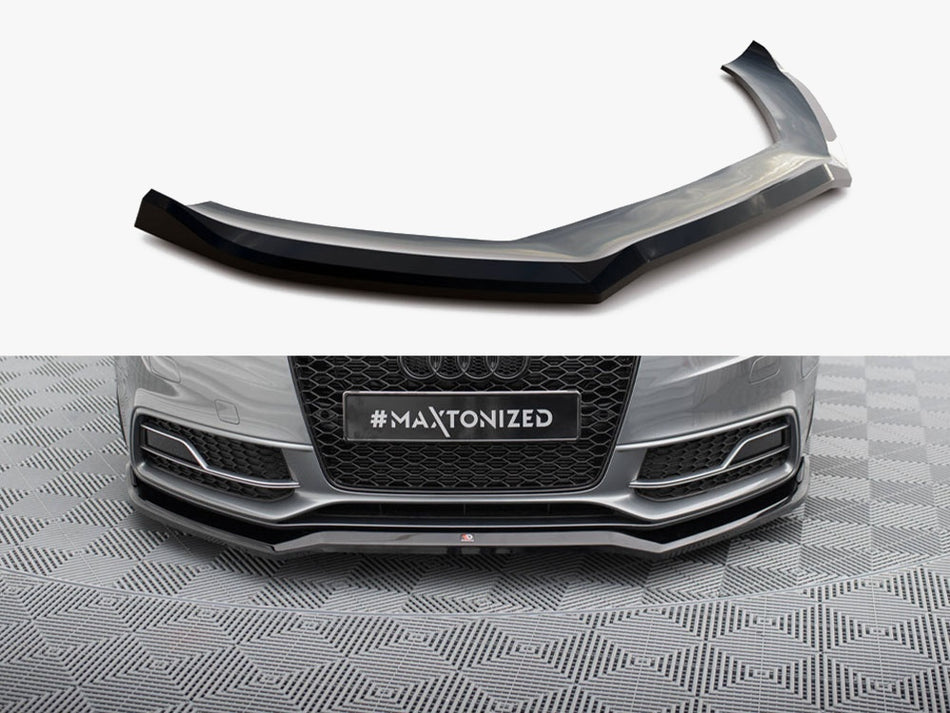 Maxton Front Splitter V.4 Audi S5 / A5 S-Line 8T Facelift