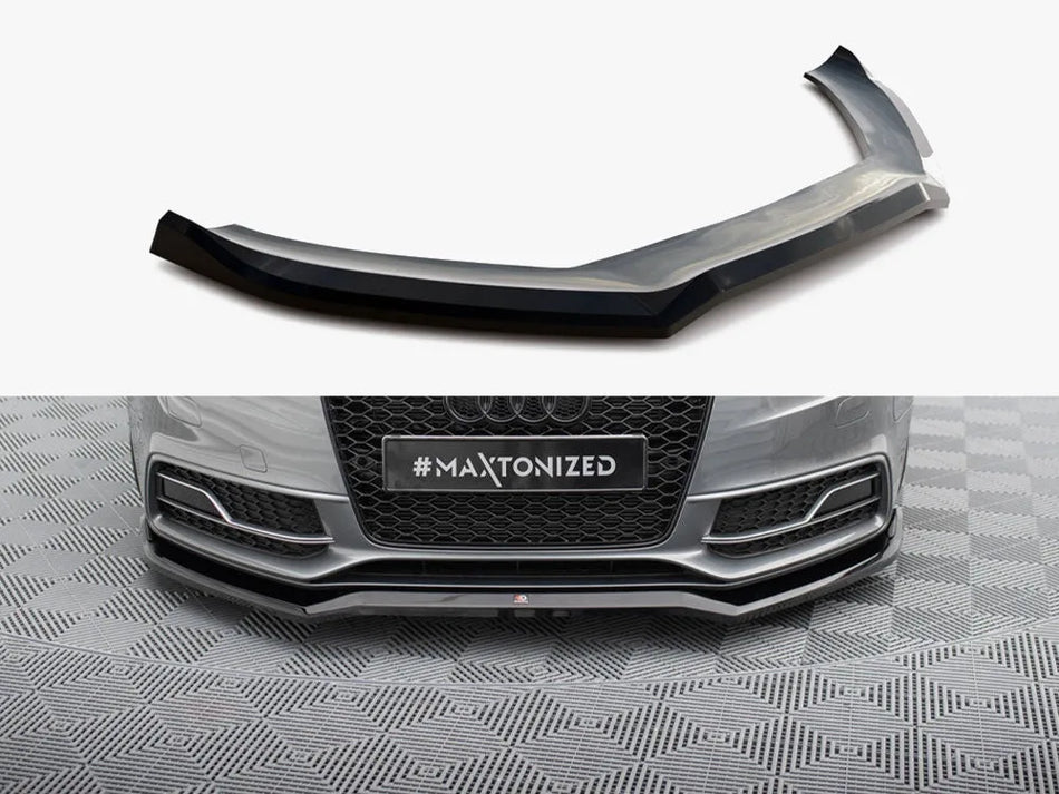Maxton Front Splitter V.4 Audi S5 / A5 S-Line 8T Facelift