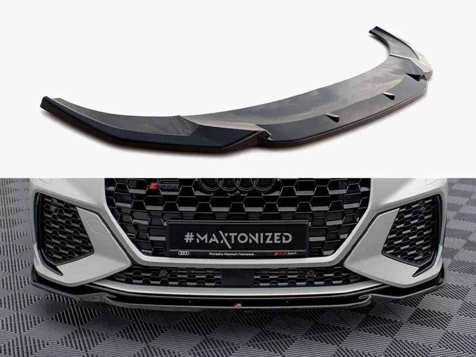 Maxton Front Splitter V.1 Audi RSQ3 Sportback / SUV F3