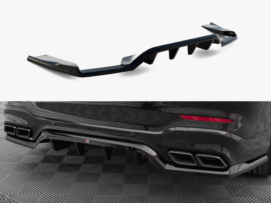 Maxton Rear Splitter (Vertical Bars) V.1 Mercedes-AMG GLC 63 SUV X253
