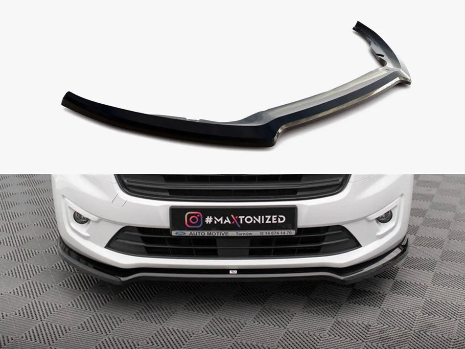 Maxton Front Splitter V.1 Ford Transit Connect Mk2 Facelift
