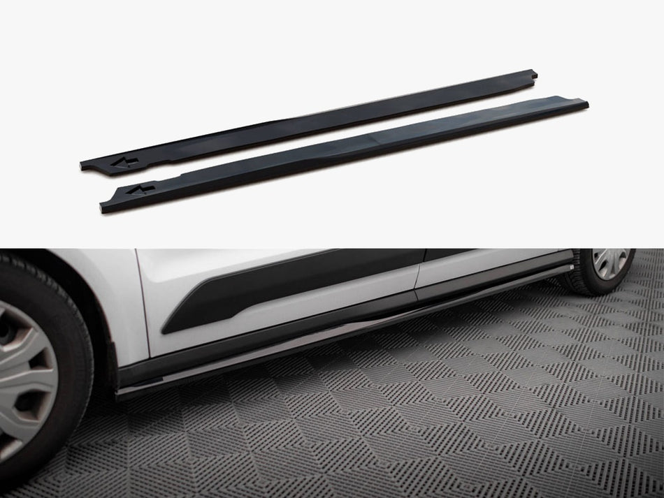 Maxton Side Skirts Diffusers Ford Transit Connect L2 Mk2 Facelift