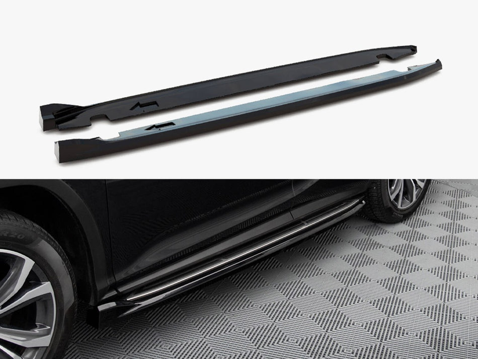 Maxton Side Skirts Diffusers Lexus RX Mk4 Facelift