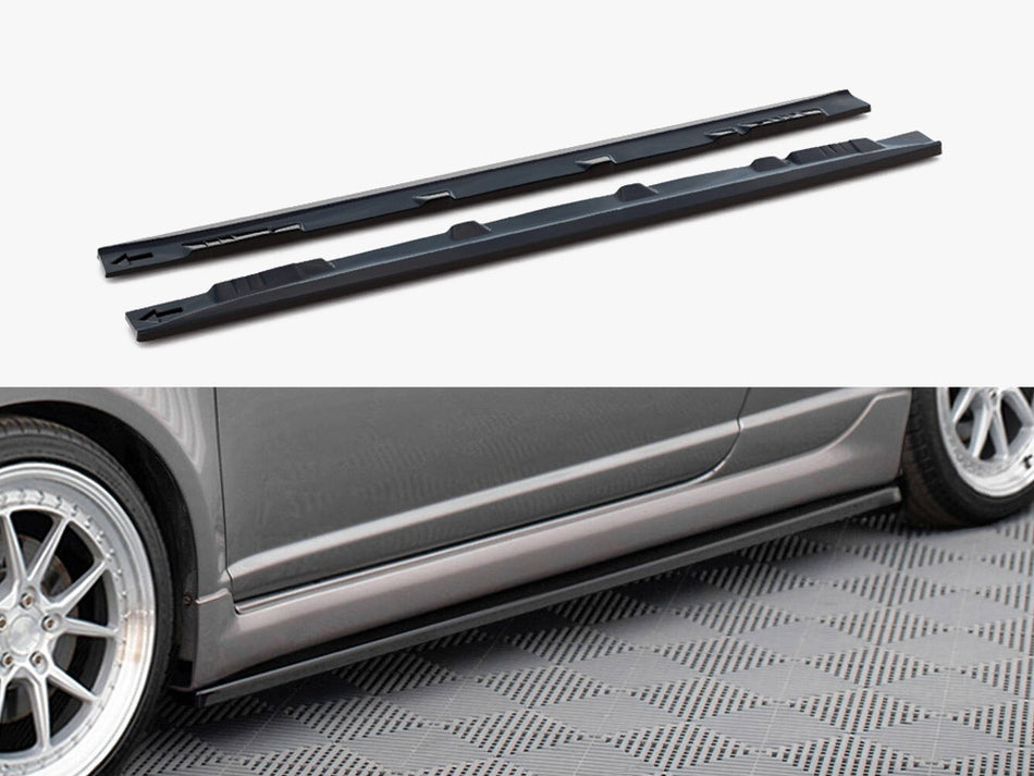 Maxton Side Skirts Diffusers Toyota Yaris T-Sport Mk1 Facelift