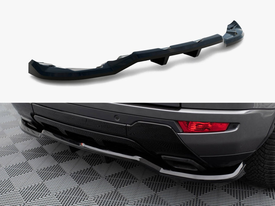 Maxton Rear Splitter (Vertical Bars) Land Rover Range Rover Evoque HSE Dynamic Mk1 Facelift