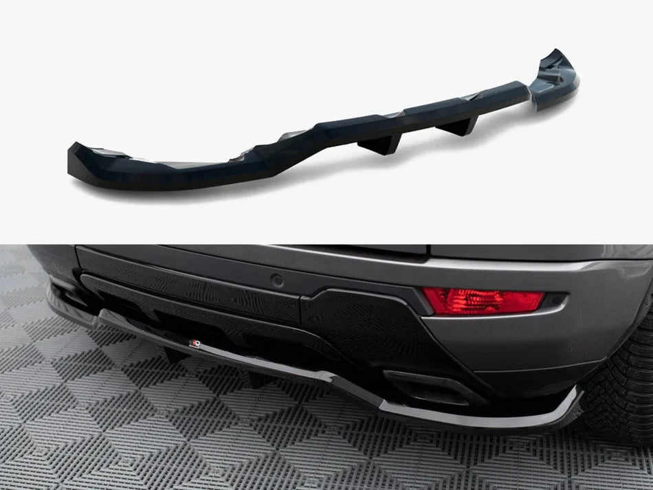 Maxton Rear Splitter (Vertical Bars) Land Rover Range Rover Evoque HSE Dynamic Mk1 Facelift