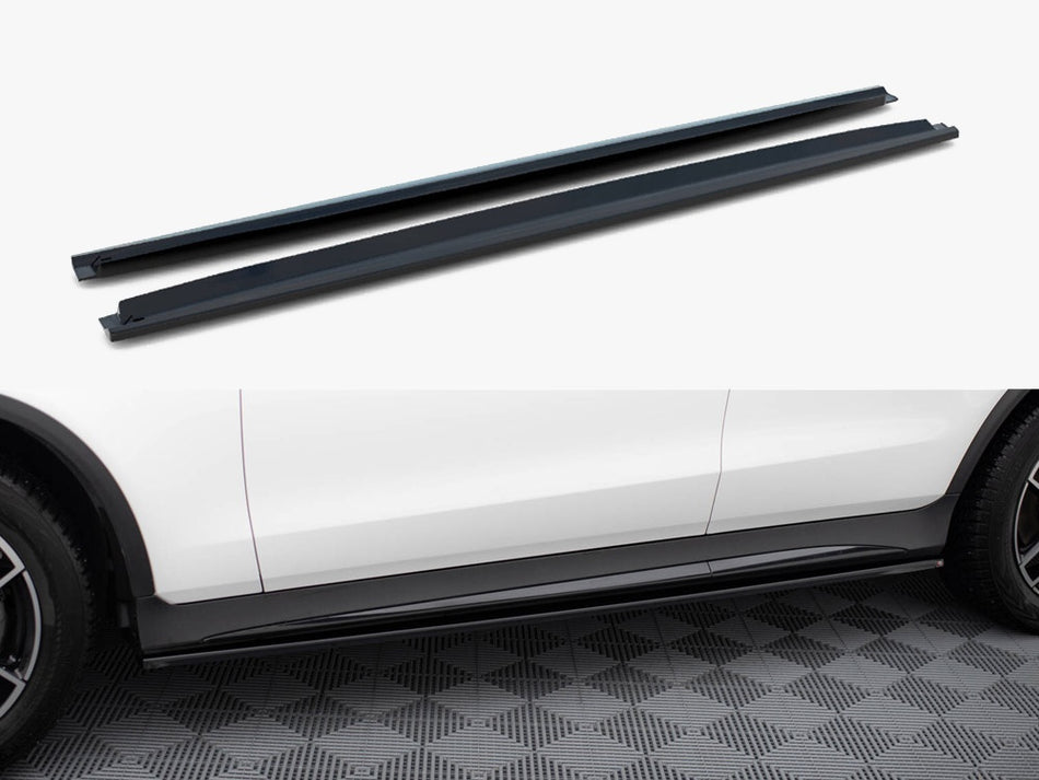 Maxton Side Skirts Diffusers V.3 Mercedes-Benz GLC Coupe AMG-Line C253