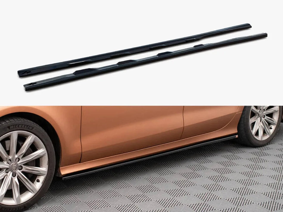 Maxton Side Skirts Diffusers V.3 Audi A7 S-Line / S7 C7